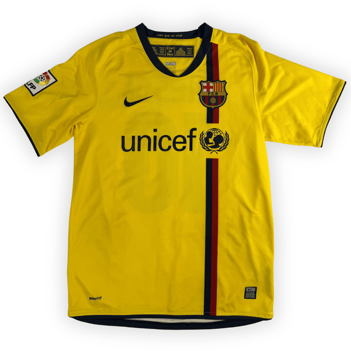 2008-09 FC BARCELONA LA LIGA AWAY SHIRT MESSI #10 - (S) - Back