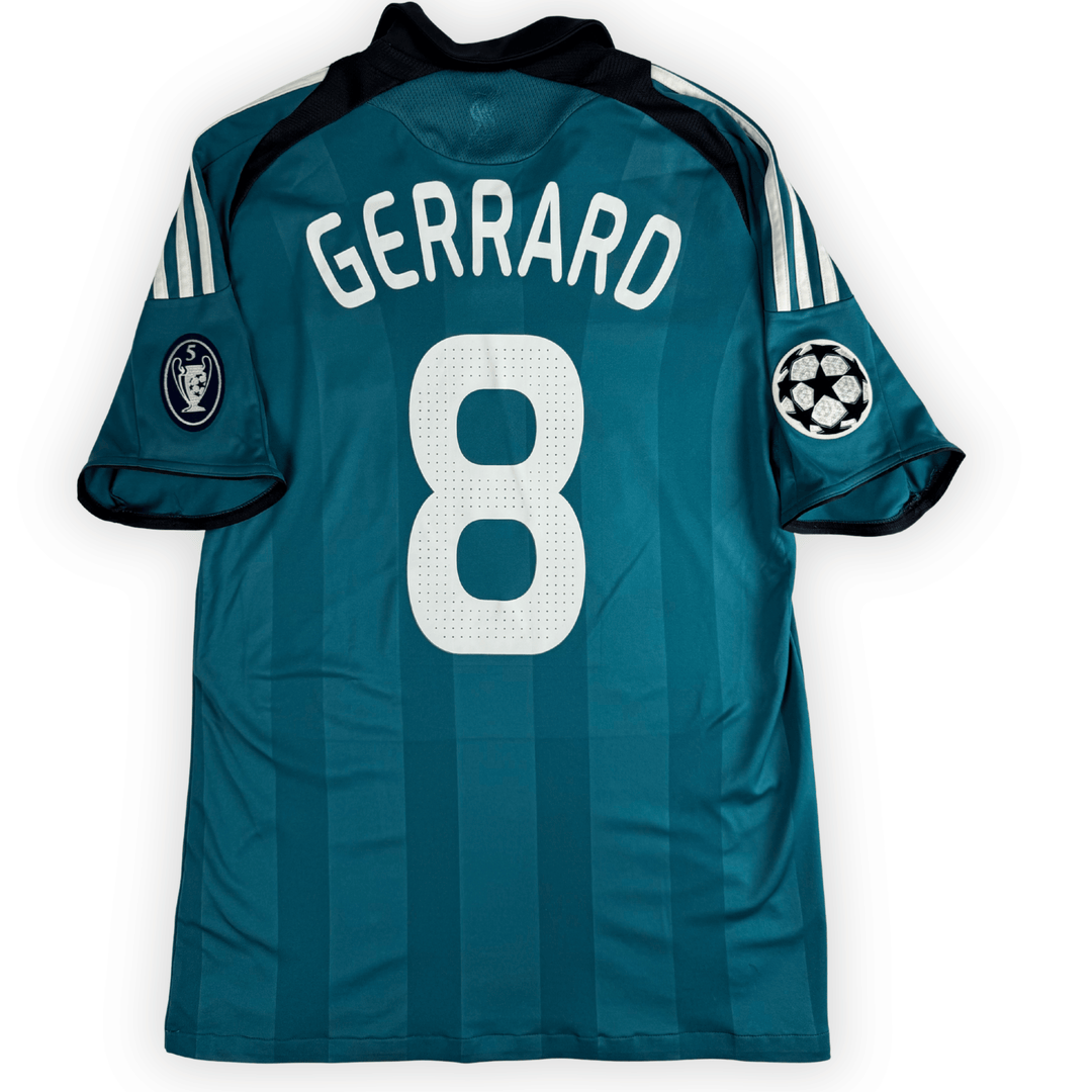2008-09 LIVERPOOL UCL THIRD SHIRT GERRARD #8 - (M) - Front