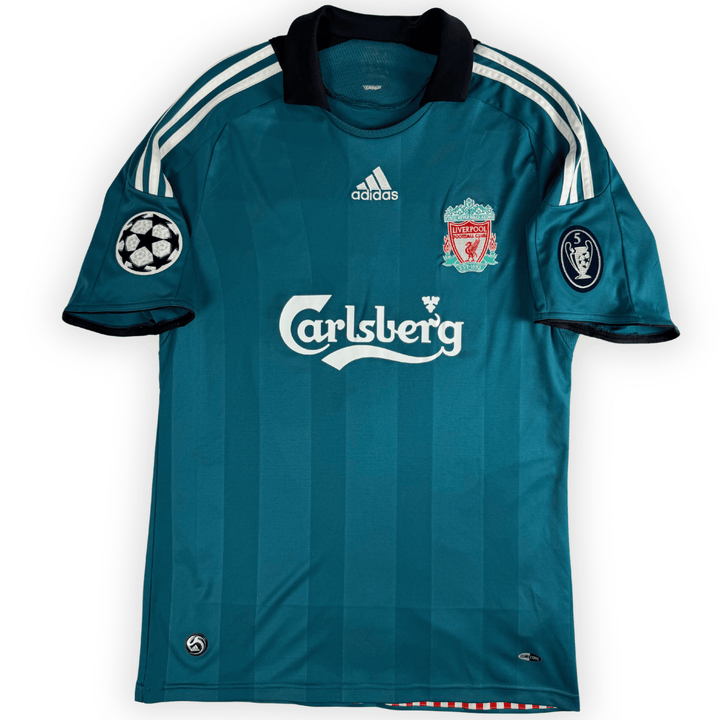 2008-09 LIVERPOOL UCL THIRD SHIRT GERRARD #8 - (M) - Back