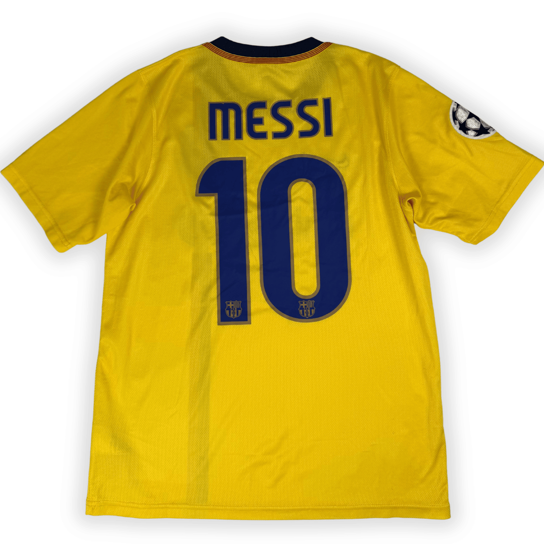 2008-2009 FC BARCELONA UCL AWAY SHIRT MESSI #10 - (S)