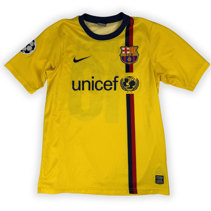2008-2009 FC BARCELONA UCL AWAY SHIRT MESSI #10 - (S)