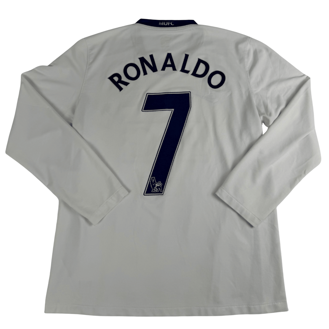 2008-2009 MANCHESTER UNITED  AWAY L/S SHIRT RONALDO #7 - (M)