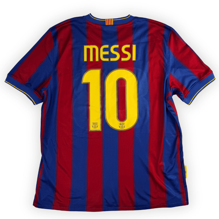 2009-10 FC BARCELONA LA LIGA HOME SHIRT MESSI #10 - (L) - Front
