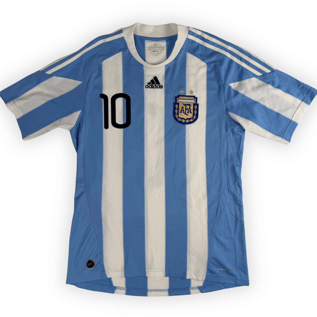 2010 ARGENTINA  HOME SHIRT MESSI #10 - (M) - Back