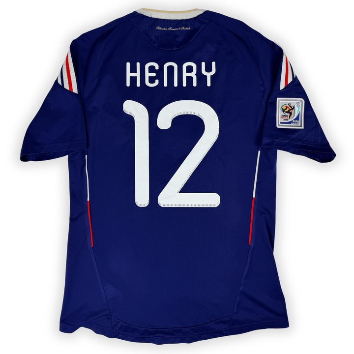 2010 FRANCE WORLD CUP HOME SHIRT HENRY #12 - (M)