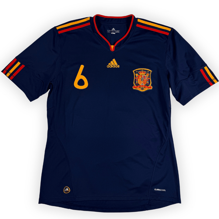 2010 SPAIN  AWAY SHIRT INIESTA #6 - (L) - Back