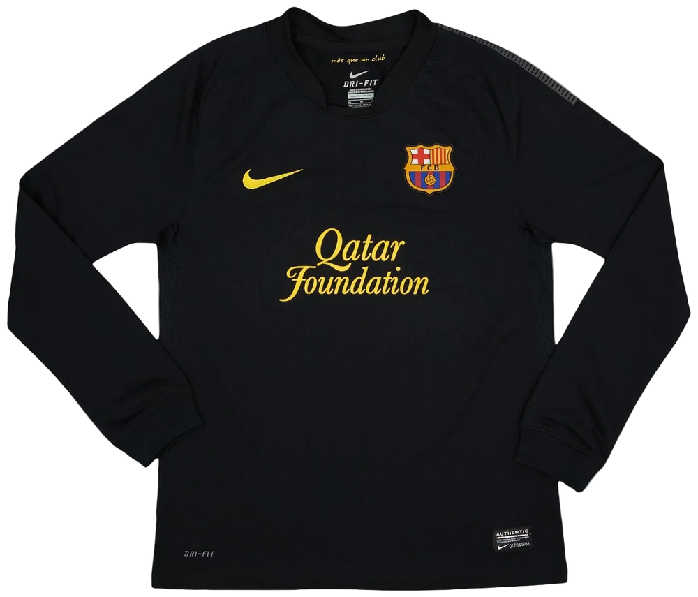 2011-12 FC BARCELONA LA LIGA AWAY L/S SHIRT FABREGAS #4 - (L) - Front