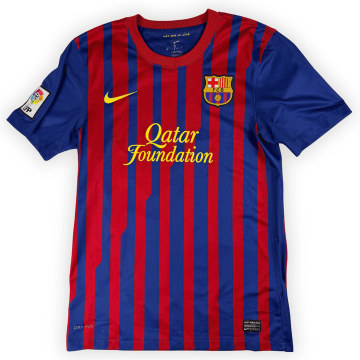 2011-2012 FC BARCELONA LA LIGA HOME SHIRT XAVI #6 - (S)