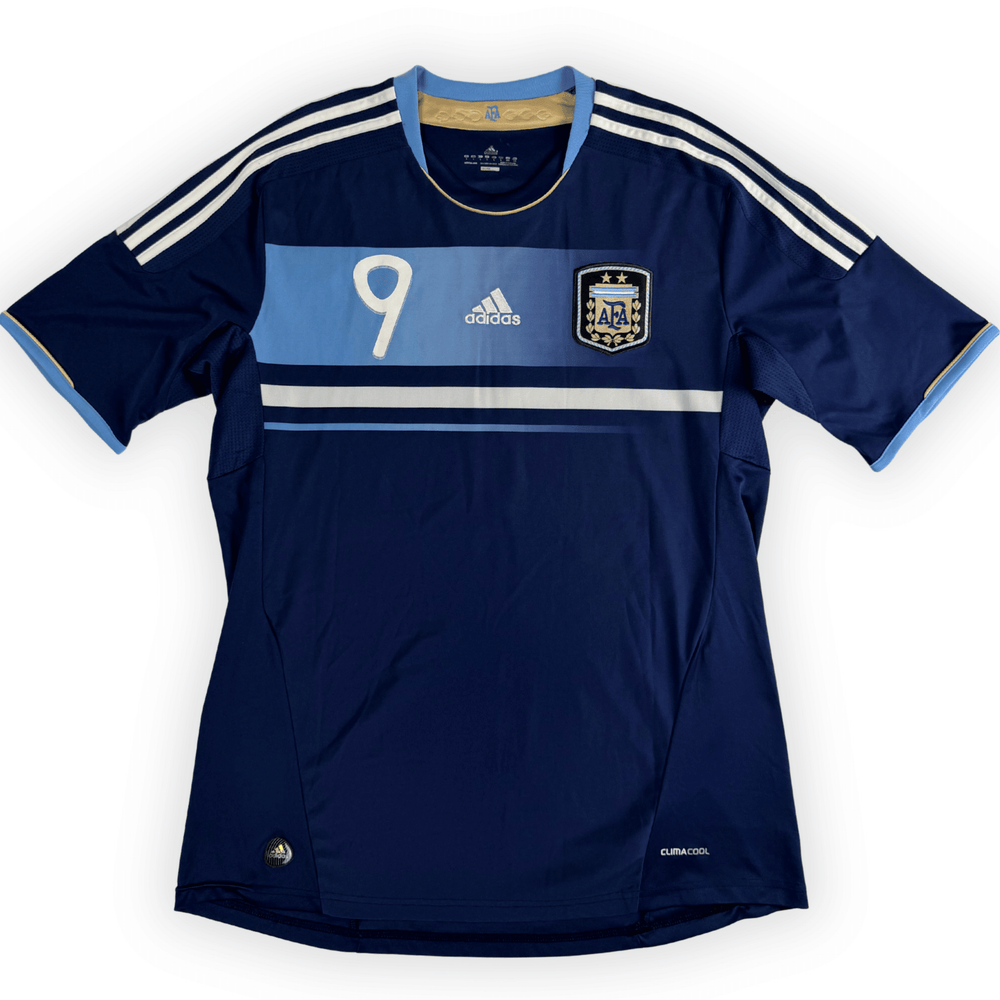 2011 ARGENTINA  AWAY SHIRT HIGUAIN #9 - (L) - Back
