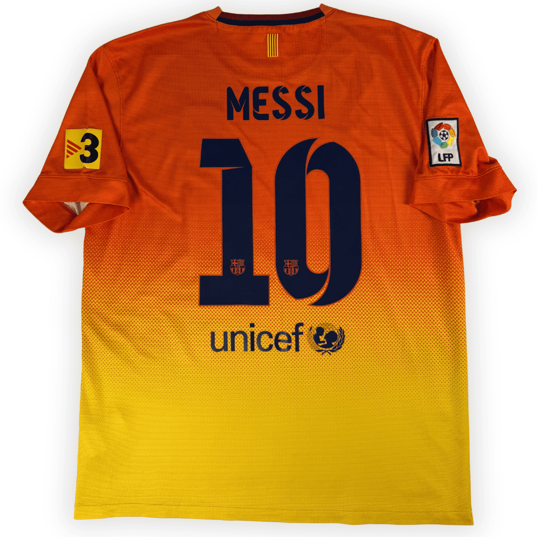 2012-13 FC BARCELONA LA LIGA AWAY SHIRT MESSI #10 - (L)