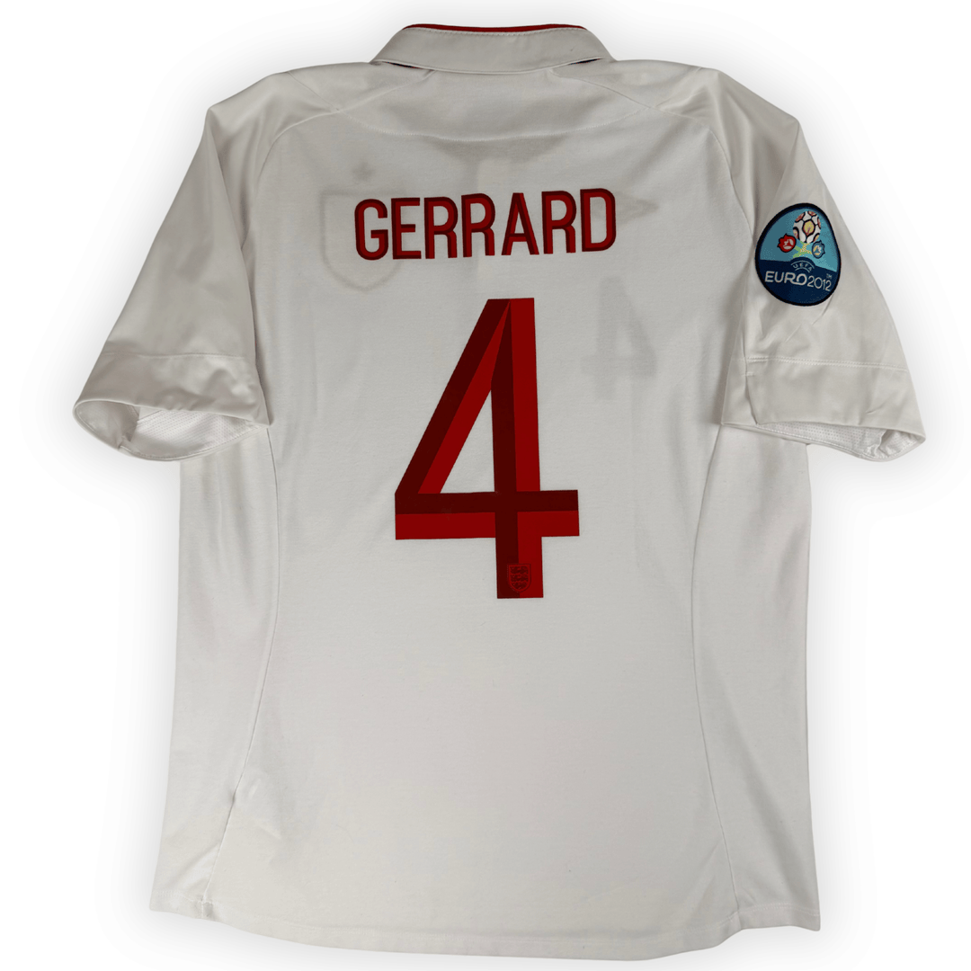 2012 ENGLAND EURO HOME SHIRT GERRARD #4 - (L)