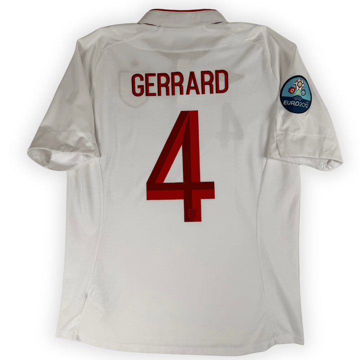 2012 ENGLAND EURO HOME SHIRT GERRARD #4 - (L)