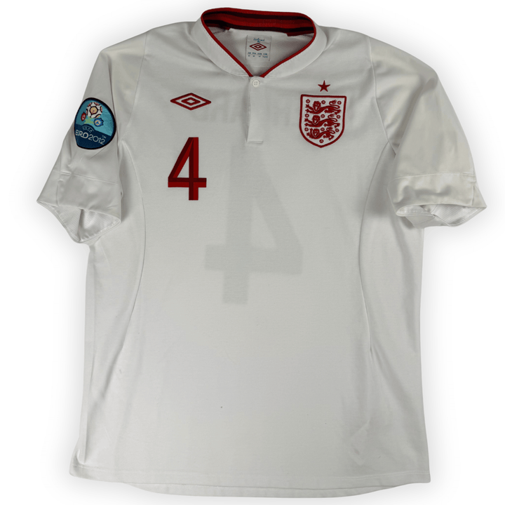 2012 ENGLAND EURO HOME SHIRT GERRARD #4 - (L)