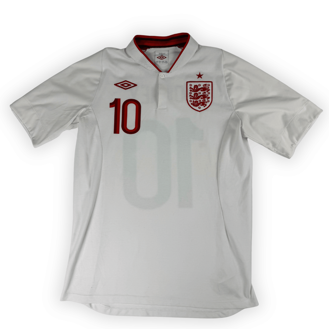 2012 ENGLAND  HOME SHIRT ROONEY #10 - (M)