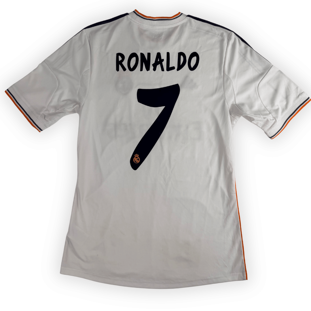 2013-14 REAL MADRID LA LIGA HOME SHIRT RONALDO #7 - (M) - Front
