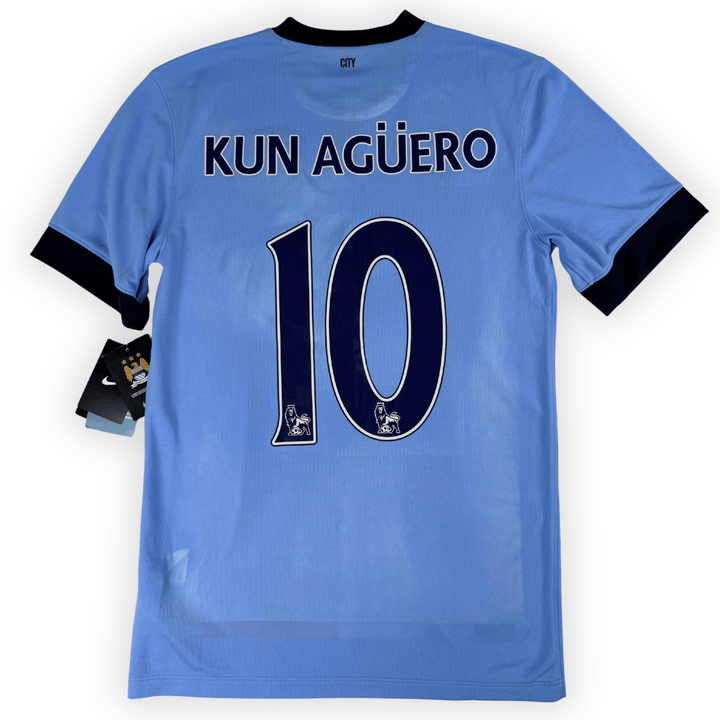 2014-15 MANCHESTER CITY  HOME SHIRT AGUERO #10 - (S)