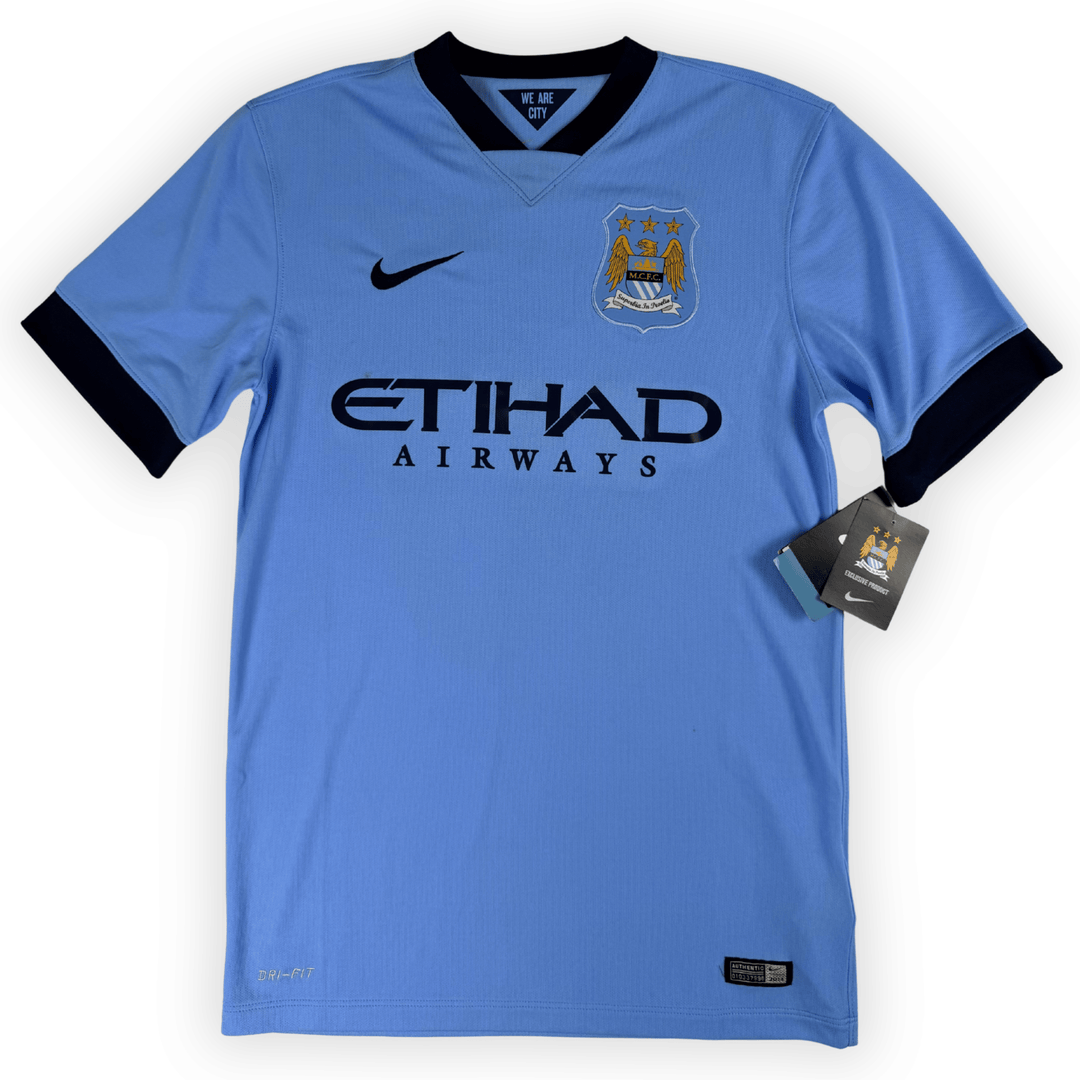2014-15 MANCHESTER CITY  HOME SHIRT AGUERO #10 - (S)