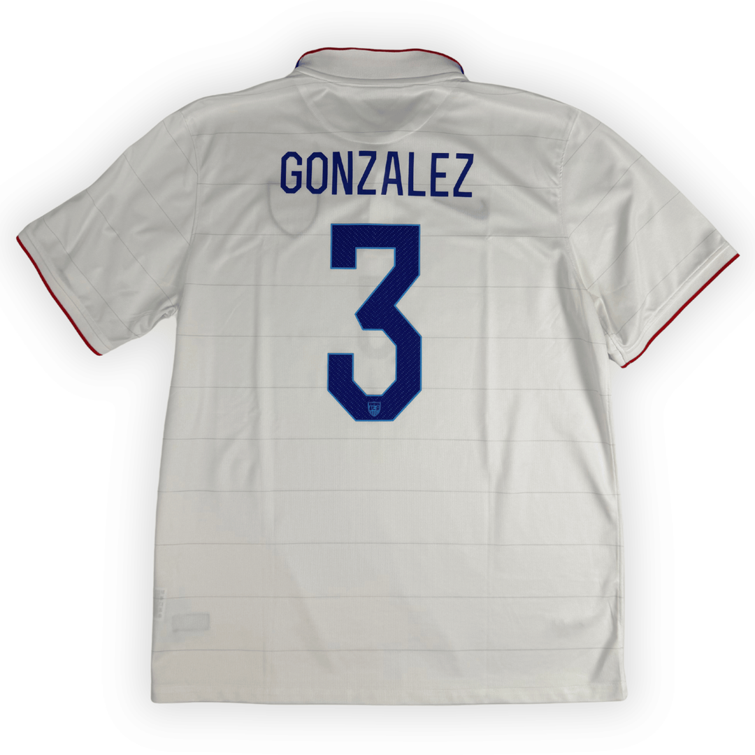 2014-15 USMNT  HOME SHIRT GONZALES #3 - (2XL) - Back