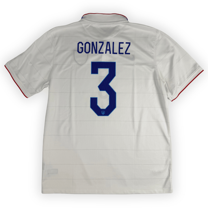 2014-15 USMNT  HOME SHIRT GONZALES #3 - (2XL) - Back