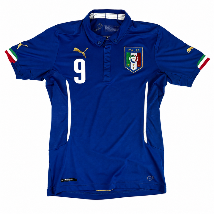 2014-2015 ITALY  HOME SHIRT BALOTELLI #9 - (S)