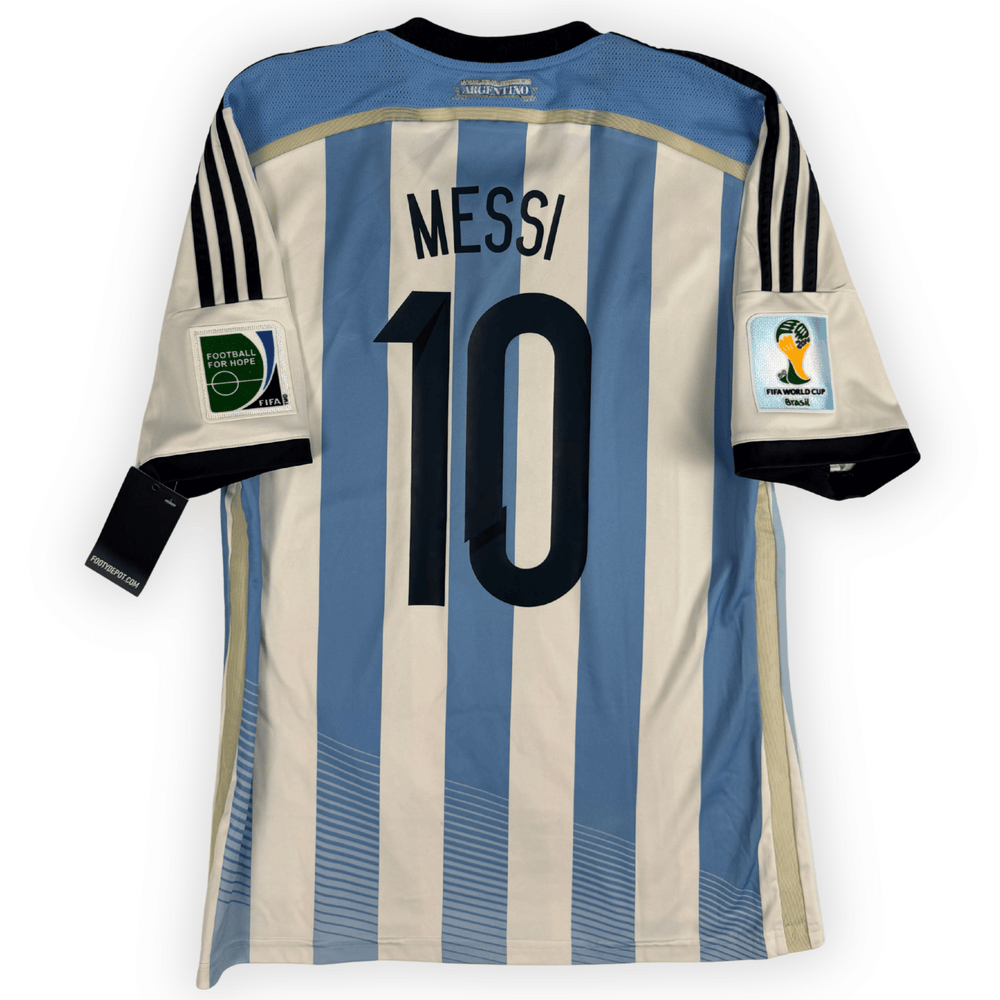 2014 ARGENTINA WORLD CUP HOME 'SEMI-FINAL' SHIRT MESSI #10 - (M) - Back
