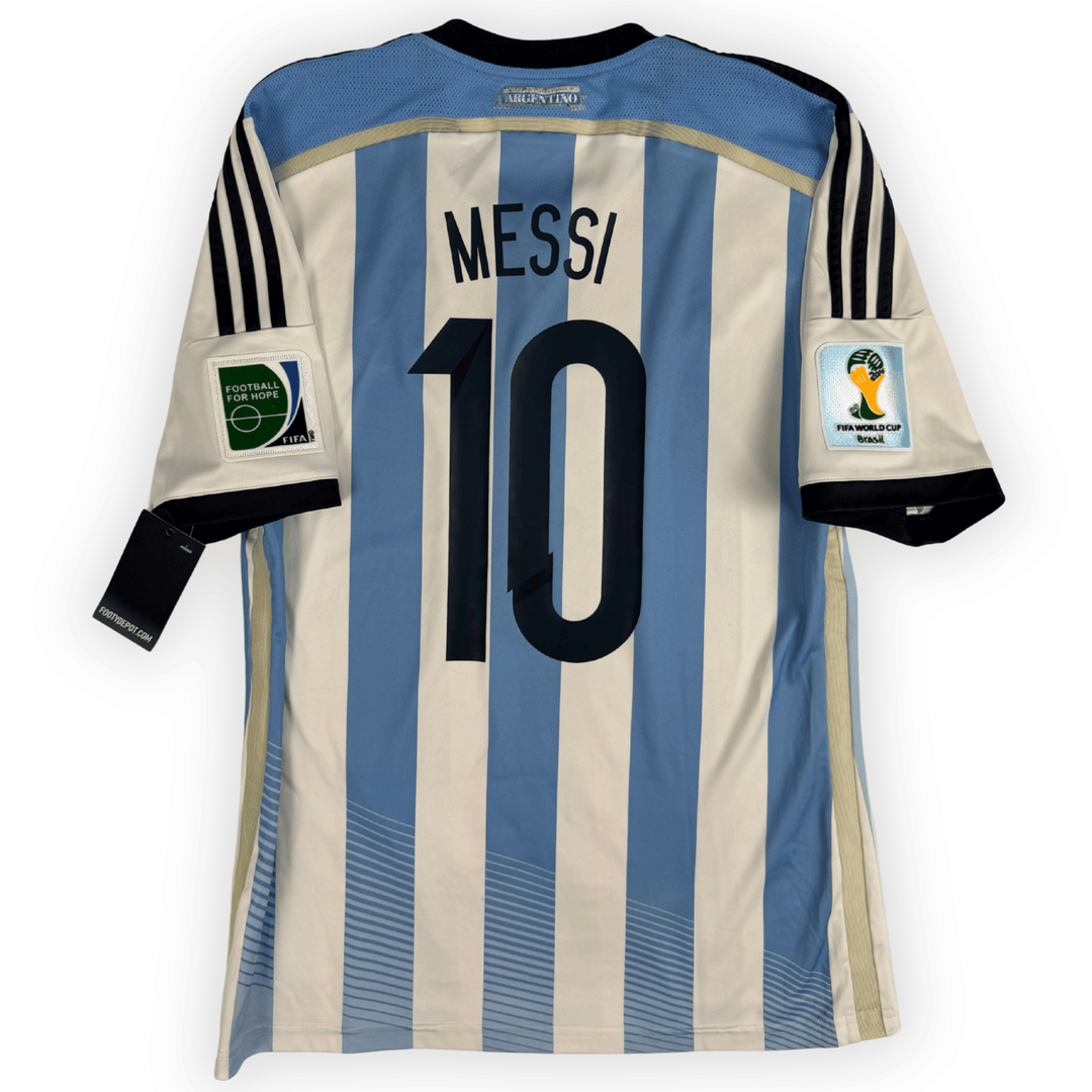 2014 ARGENTINA WORLD CUP HOME 'SEMI-FINAL' SHIRT MESSI #10 - (M) - Back