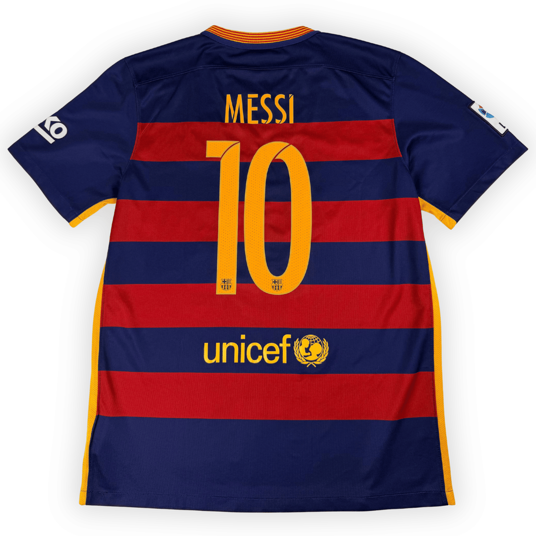 2015-16 FC BARCELONA LA LIGA HOME SHIRT MESSI #10 - (L)