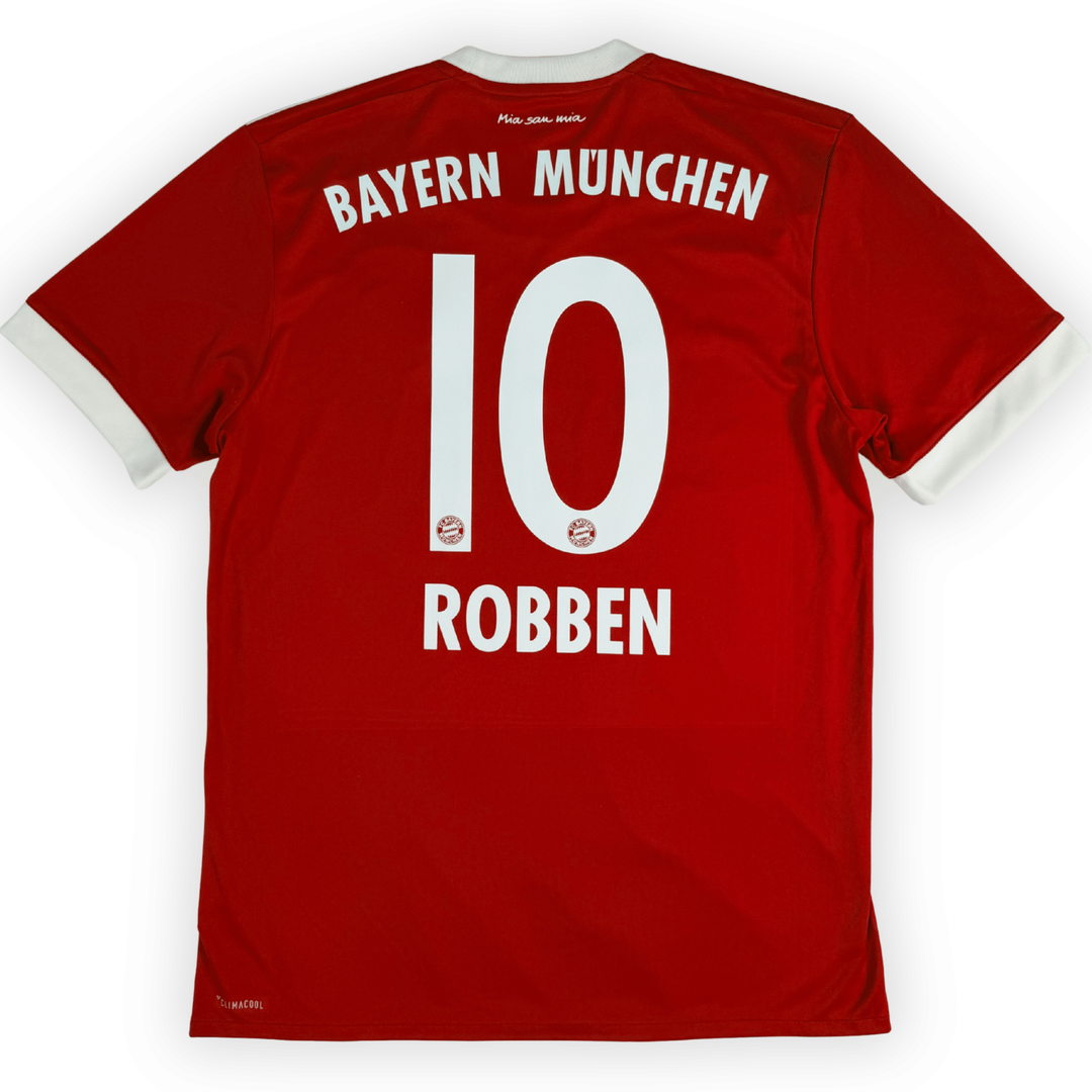 2017-18 BAYERN MUNICH  HOME SHIRT ROBBEN #10 - (M) - Front