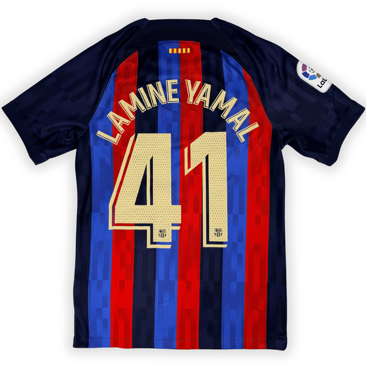 2022-23 FC BARCELONA LA LIGA HOME SHIRT LAMINE YAMAL #41 - (S)