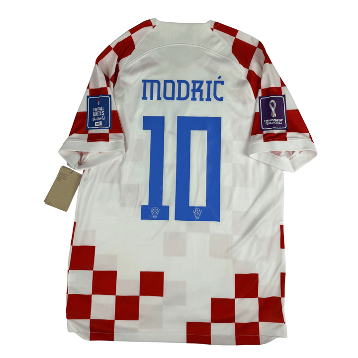 2022 CROATIA WORLD CUP HOME MDT SHIRT MODRIC #10 - (M)
