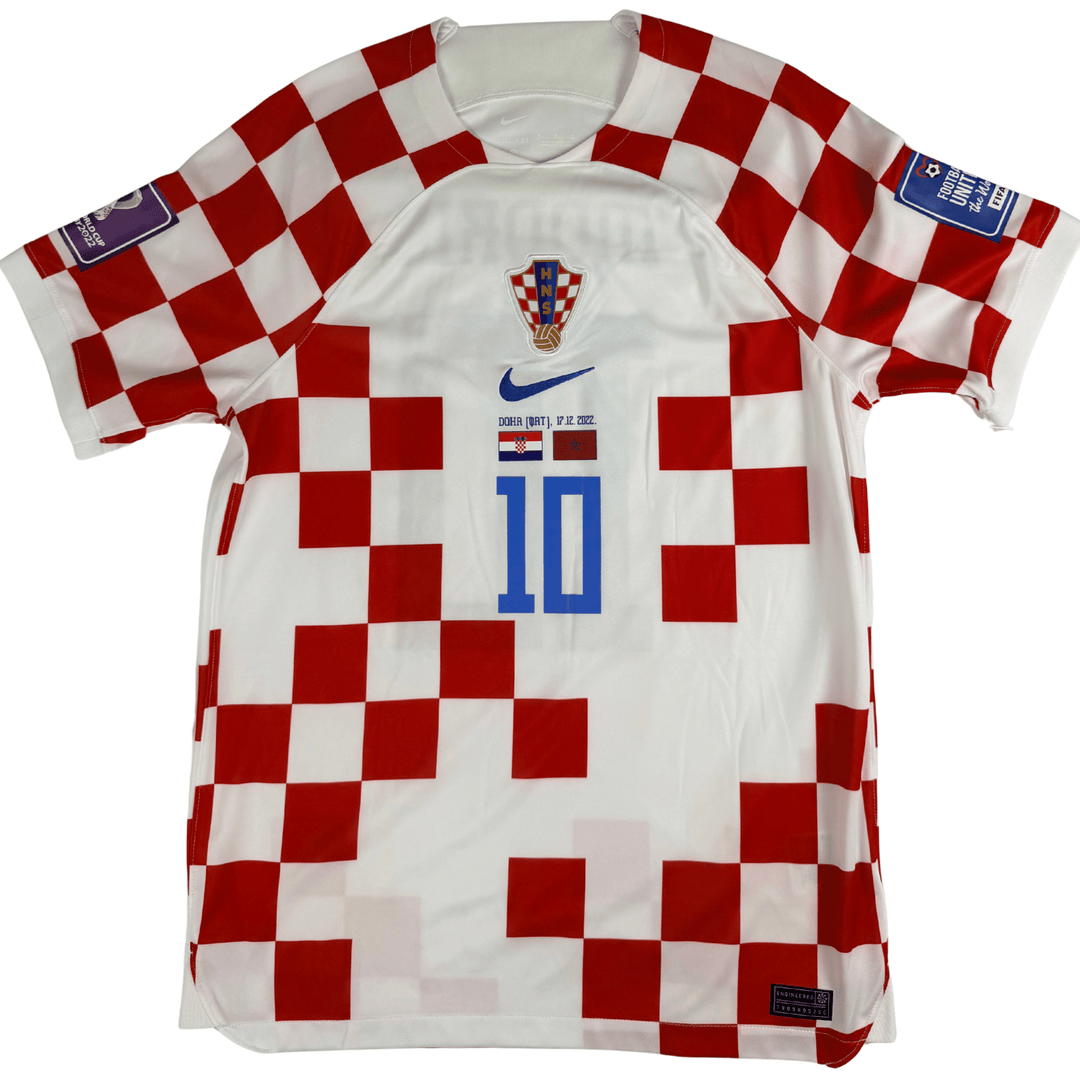 2022 CROATIA WORLD CUP HOME MDT SHIRT MODRIC #10 - (M)