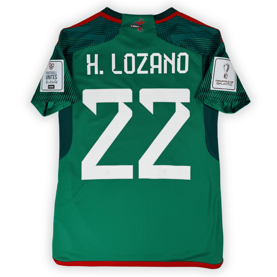 2022 MEXICO WORLD CUP HOME SHIRT H. LOZANO #22 - (S)