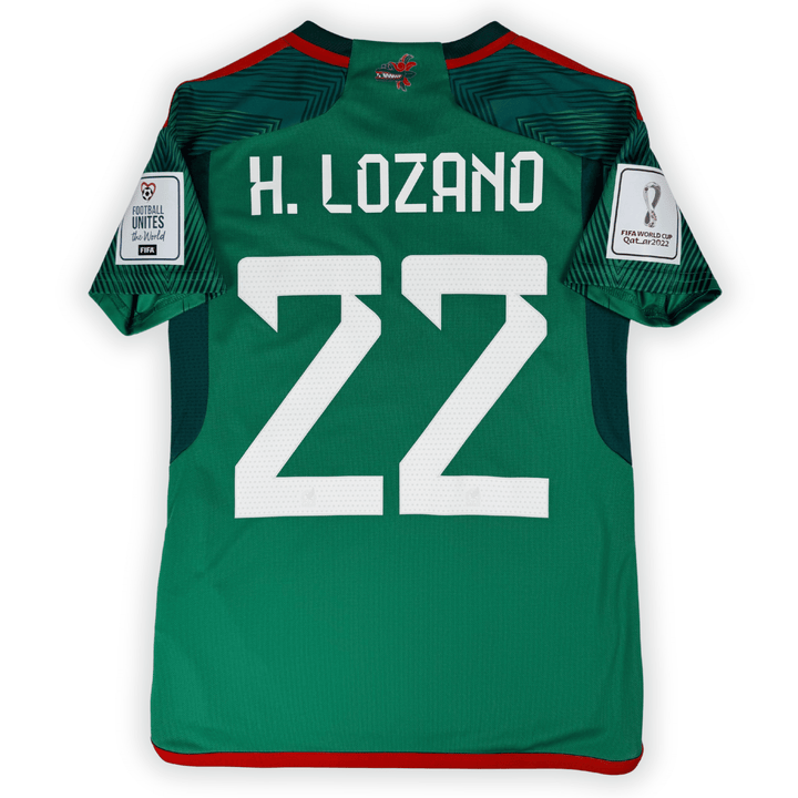 2022 MEXICO WORLD CUP HOME SHIRT H. LOZANO #22 - (S)