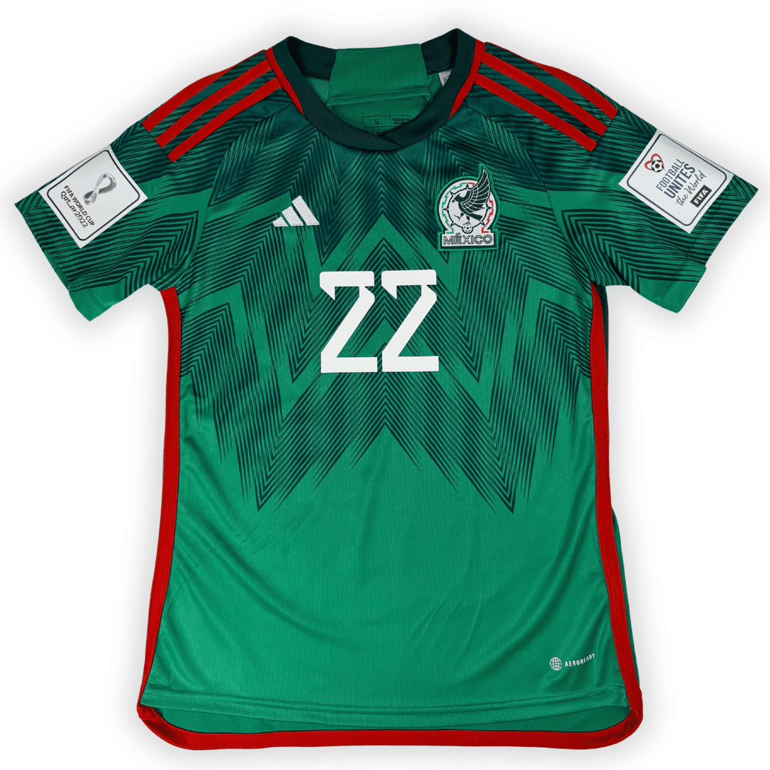 2022 MEXICO WORLD CUP HOME SHIRT H. LOZANO #22 - (S)