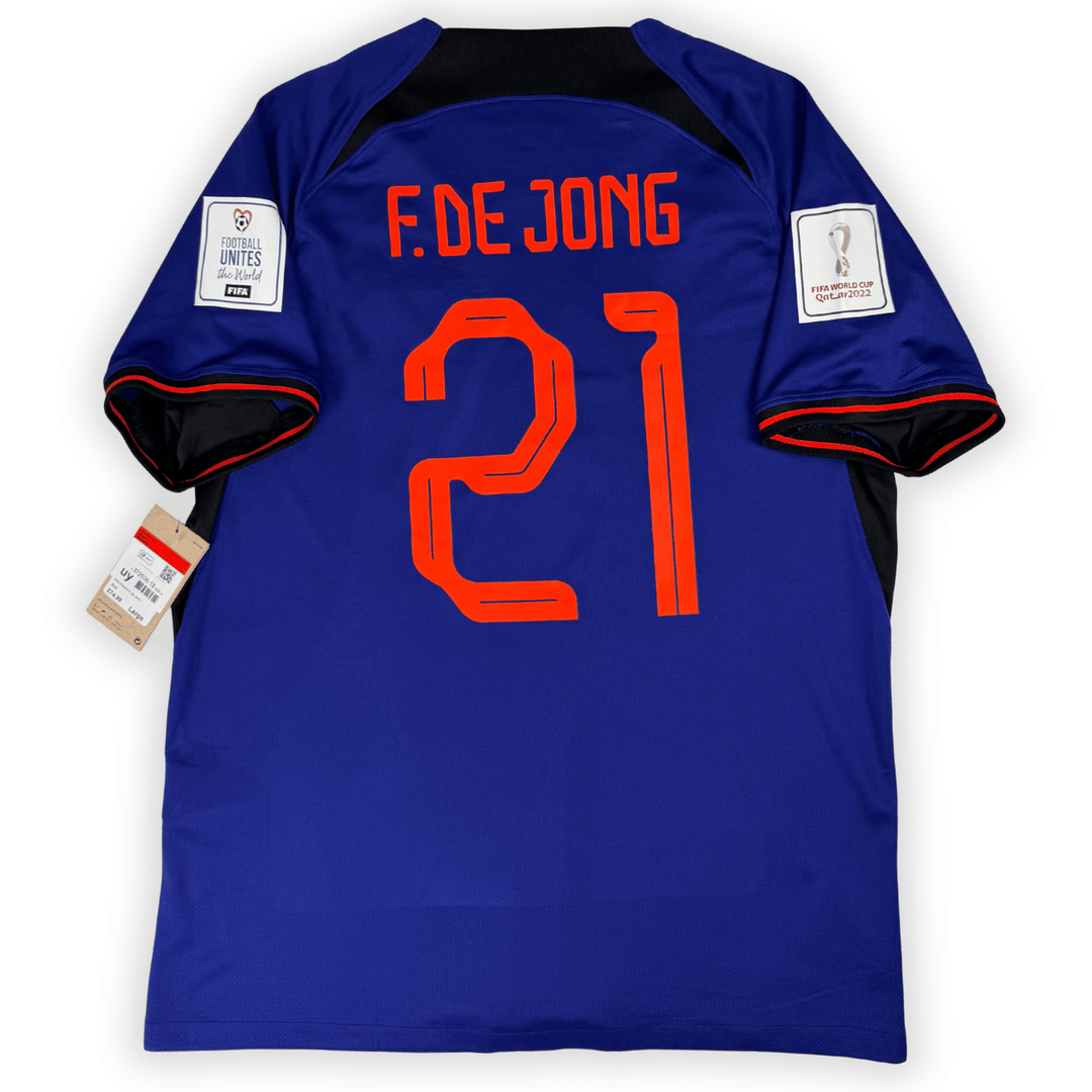 2022 NETHERLANDS WORLD CUP AWAY SHIRT DE JONG #21 - (L)
