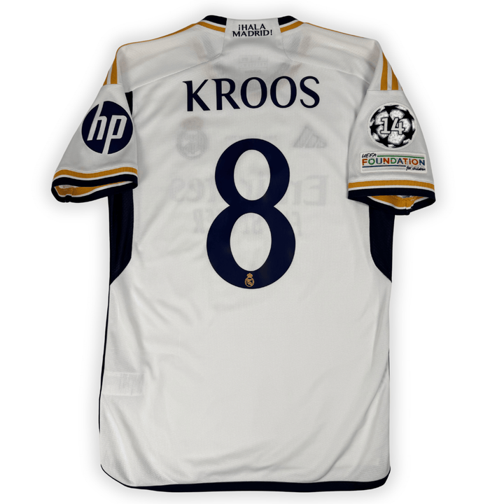 2023-24 REAL MADRID UCL FINAL HOME SHIRT KROOS #8 - (S)