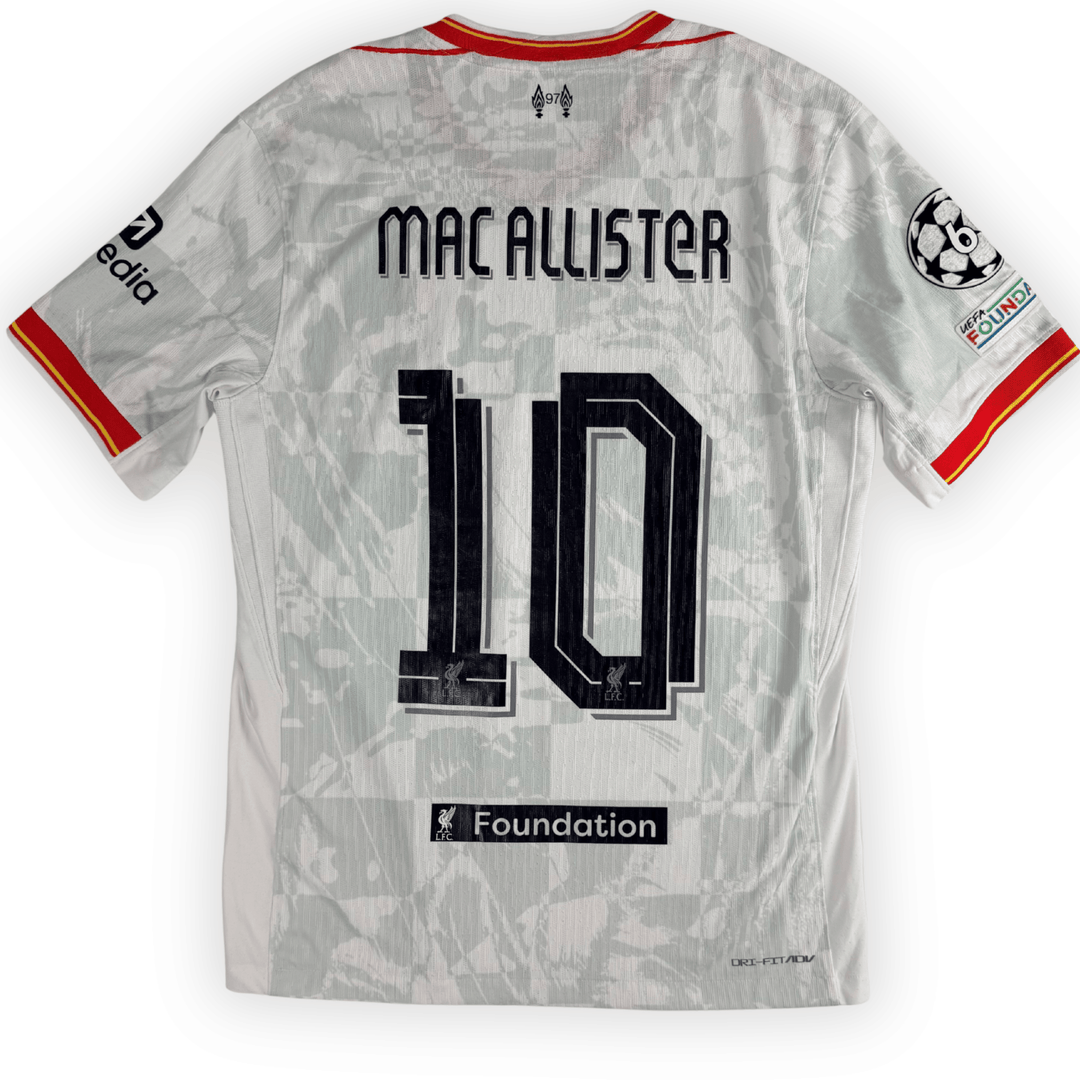 2024-25 LIVERPOOL UCL AUTHENTIC THIRD SHIRT MAC ALLISTER #10 - (M) - Front