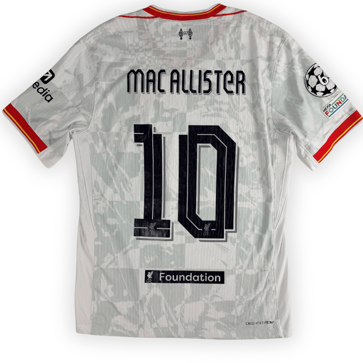 2024-25 LIVERPOOL UCL AUTHENTIC THIRD SHIRT MAC ALLISTER #10 - (M) - Front