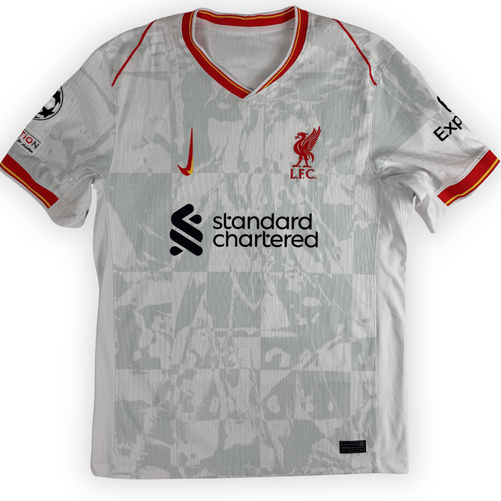 2024-25 LIVERPOOL UCL AUTHENTIC THIRD SHIRT MAC ALLISTER #10 - (M) - Back