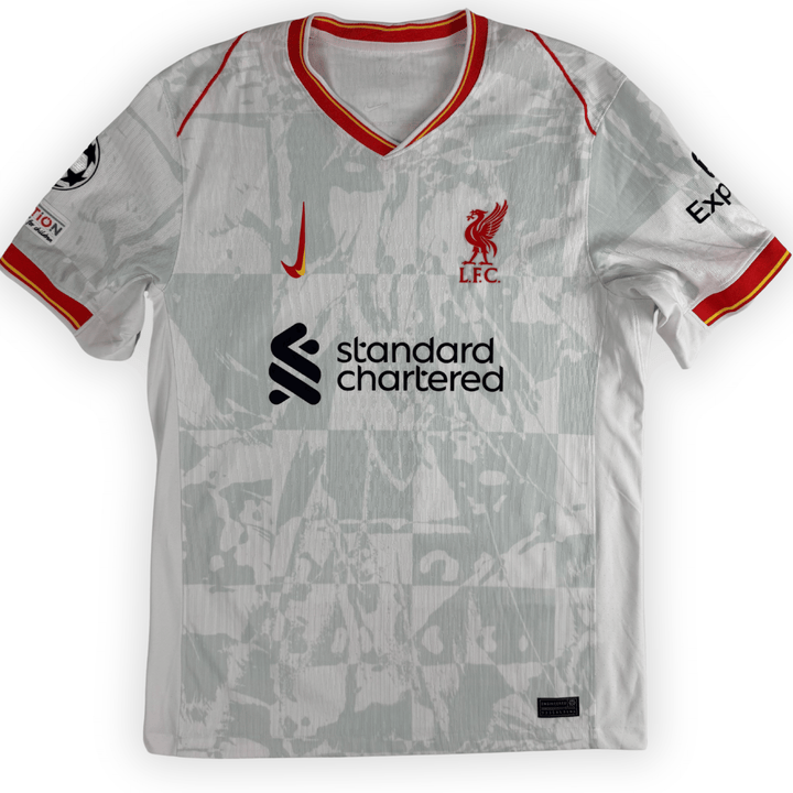 2024-25 LIVERPOOL UCL AUTHENTIC THIRD SHIRT MAC ALLISTER #10 - (M) - Back