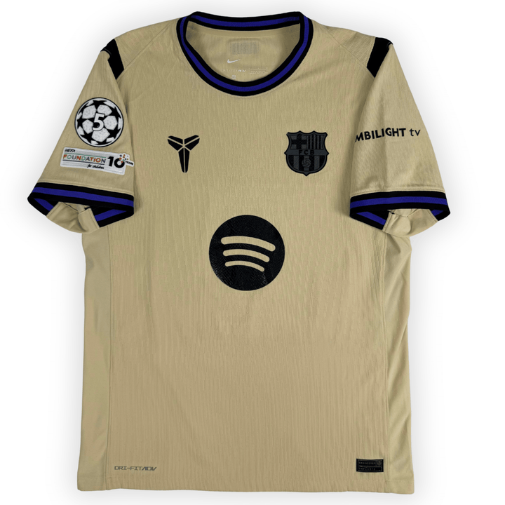 2025-26 FC BARCELONA UCL AWAY AUTHENTIC SHIRT LAMINE YAMAL #10 - (M) - Front