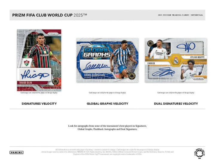2025 CLUB WORLD CUP PANINI PRIZM HOBBY MEGA BOX