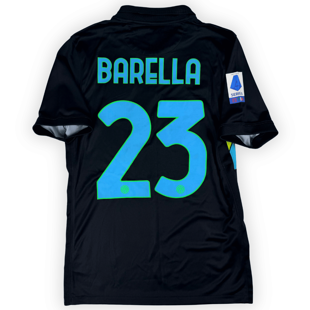 21-22 INTER MILAN SERIE A THIRD SHIRT BARELLA #23 - (S)