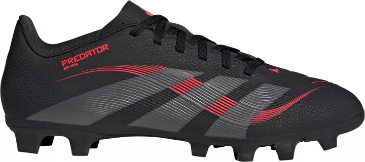 ADIDAS PREDATOR CLUB FG/MG CLEATS - BLACK/RED