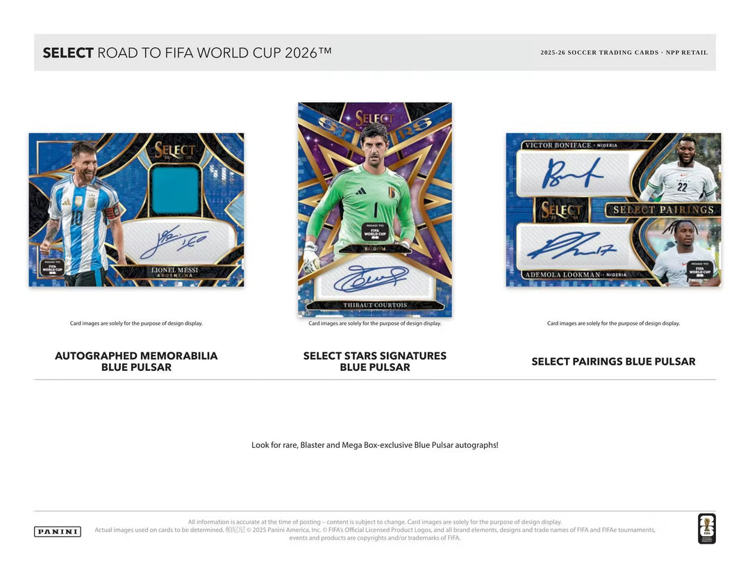 2026 PANINI SELECT ROAD TO FIFA WORLD CUP BLASTER BOX