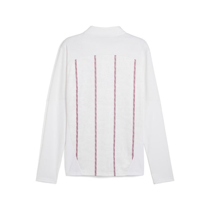 MANCHESTER CITY TRAINING PRE MATCH 1/4 ZIP PUMA - White/Dark Jasper