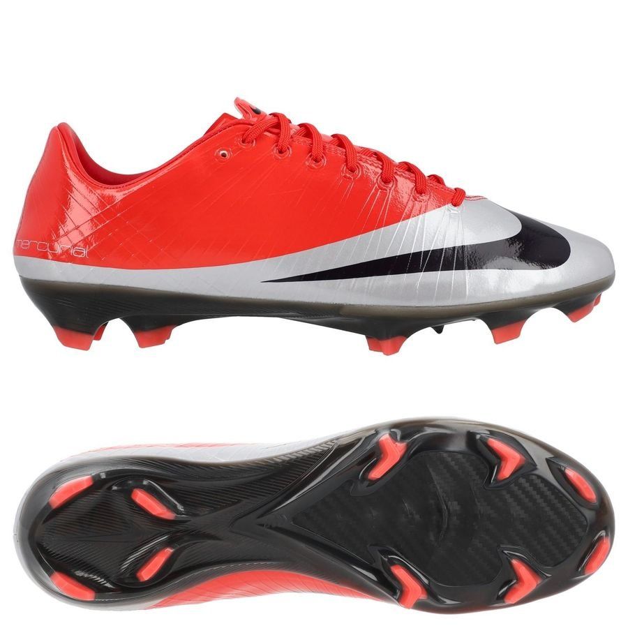 MERCURIAL VAPOR SUPERFLY CR7 RGN - Max Orange/Metallic Silver/Dark