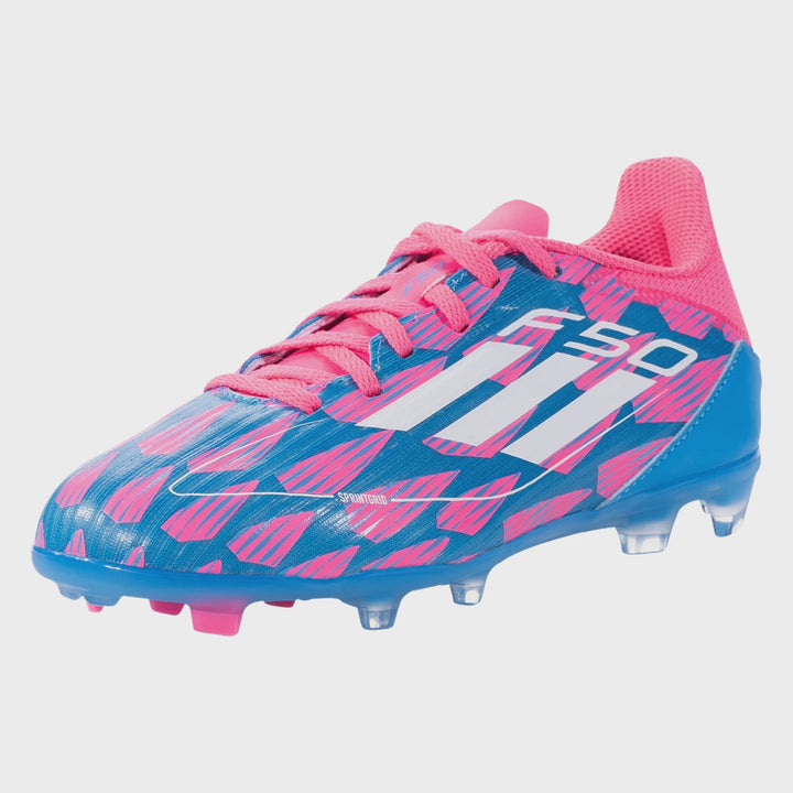 ADIDAS F50 LEAGUE FG/MG J SOLAR BLUE/ PINK