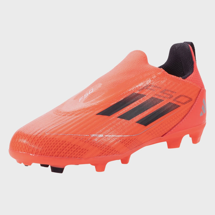 ADIDAS F50 LEAGUE LL FG/MG JUNIOR TURBO/AURORA BLACK