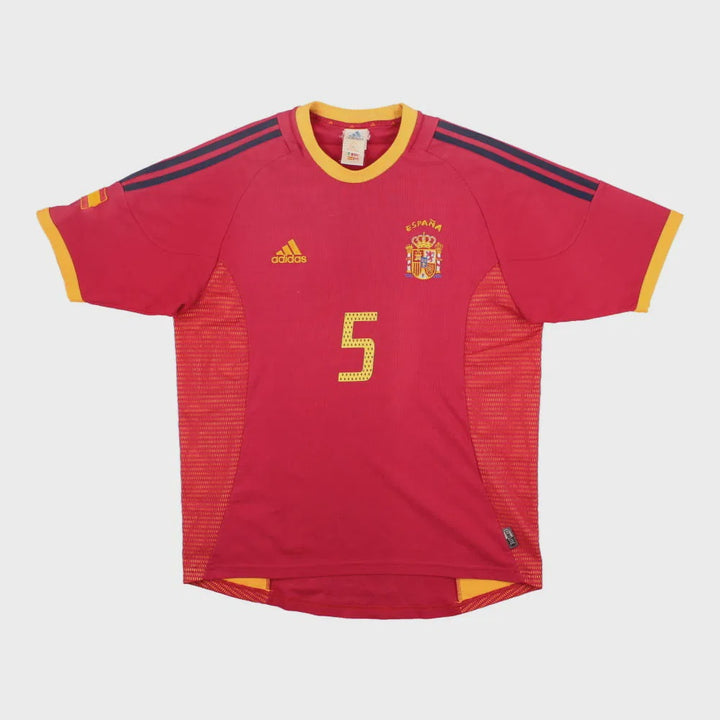 2002-2004 SPAIN HOME SHIRT PUYOL #5 - (M)